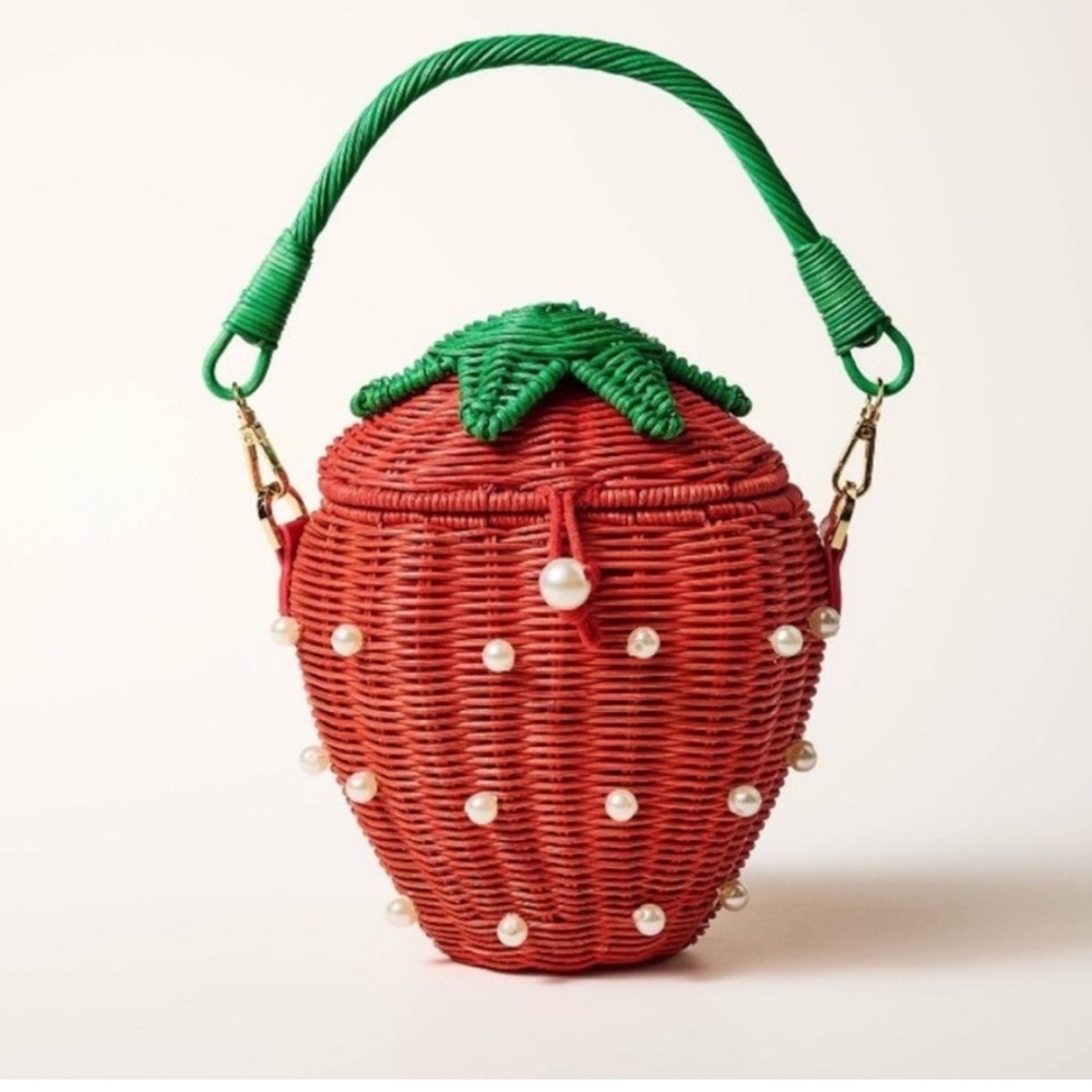 Kate Spade Target strawberry pearl bucket bag